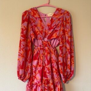Colorful Floral Women's Dress